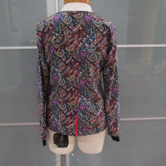 Vera Bradley Halo 8117 Zip up Scrub Jacket - Picture 3 of 6